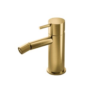 Bidetmengkraan Hotbath Cobber Geborsteld Messing (excl. Waste) Living Colours