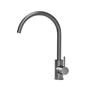 Keukenmengkraan Hotbath Cobber 1-hendel 36 cm Draaibare Uitloop Verouderd IJzer