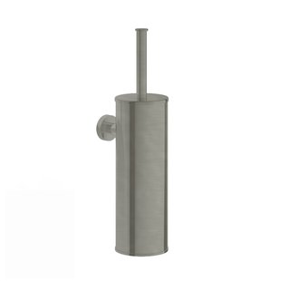 Toiletborstelgarnituur Hotbath Cobber Wandmodel Geborsteld Nikkel Toiletborstelgarnituur Hotbath Cobber Wandmodel Geborsteld Nikkel