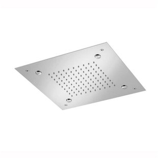 Hoofddouche Hotbath Mate Inbouw Met Mist Vierkant 38x38 cm Geborsteld Nikkel