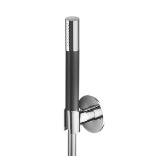 Staafhanddouche Hotbath Cobber Met Doucheslang En Wandsteun Aansluiting Chroom