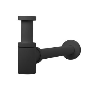 Fontein Sifon Hotbath Cobber Rond Mat Zwart