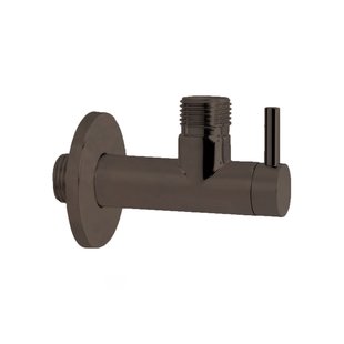 Hoekstopkraan Hotbath Cobber Rond met Filter Verouderd Messing Living Colours