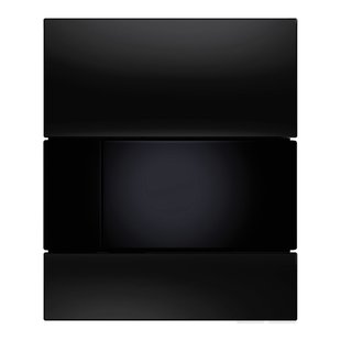 Urinoir Bedieningsplaat TECE Square Glas Zwart 10,4x12,4 cm (met zwarte toetsen)