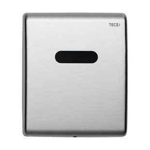 Urinoir Elektronische Bedieningsplaat TECE Planus 10x12 cm RVS Geborsteld (werkt o.b.v. adapter)