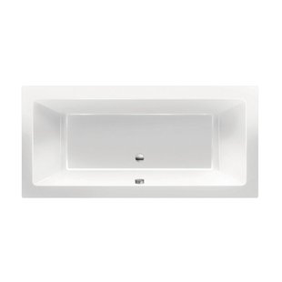 Ligbad Xenz Society 175x80x50 cm Inbouw Acryl Gebroken Wit