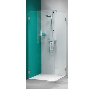 Zijwand Sealskin &apos;I AM&apos; 100x200cm Chroom/Zilver Antikalk (voor comb. met swingdeur)