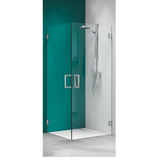 Swingdeur Sealskin &apos;I AM&apos; 100x200 cm Chroom/Zilver Helder + Antikalk