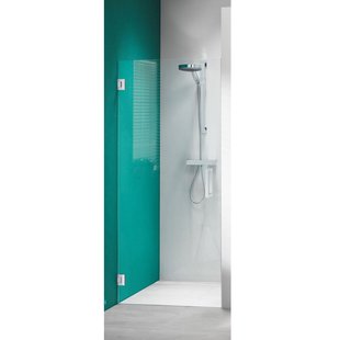 Nisdeur Sealskin &apos;I AM&apos; 90x200 cm Chroom/Zilver Helder Antikalk Glas