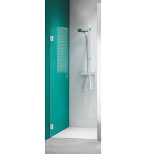 Nisdeur Sealskin &apos;I AM&apos; 80x200 cm RVS Helder Antikalk Glas