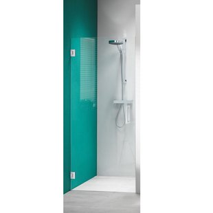 Nisdeur by Sealskin &apos;I AM&apos; 70x200 cm RVS Helder Antikalk Glas