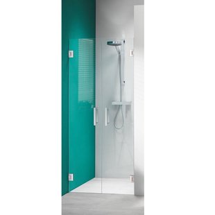 Nisdeur by Sealskin &apos;I AM&apos; 90x200 cm Pendeldeuren RVS Helder Glas Antikalk