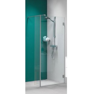 Inloopdouche by Sealskin &apos;I AM&apos; Type A1 100x200 cm Chroom/Zilver Helder Antikalk + Zijdeel 30x200 cm