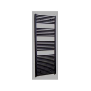 Radiator Sanicare Standaard Recht 1127 Watt Inclusief Ophanging 60x172 cm Mat Zwart