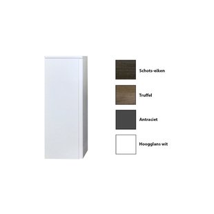 Kolomkast Sanicare Q7 Soft-Close Deur Greeploos 90x33,5x32 cm Truffel