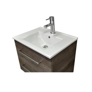 Wastafel Sanicare Q6 Inclusief Kraangat en Overloop 100x45cm Keramisch Wit (exclusief meubel)