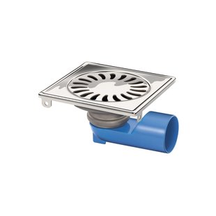 Renovatievloerput Van Den Berg Universeel 14.6x5.4 cm Geborsteld RVS