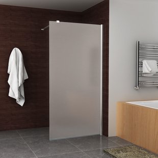 BWS Inloopdouche Davos Wit Melkglas 100x200 cm 10 mm NANO Coating