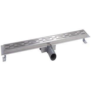 BWS Douchegoot RVS Met Flens 80 cm Uitneembaar Sifon Standaard Rooster