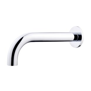 Inbouw baduitloop 20cm 1/2&apos;chroom Caral rond