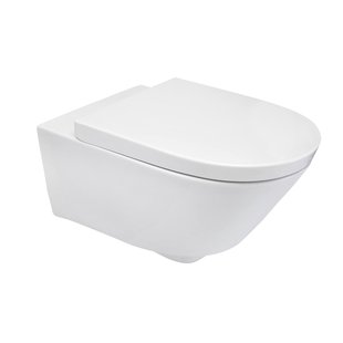 BWS Wandcloset Parvati met Zitting Diepspoel Wit