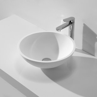 Opzetfontein Wiesbaden Solid Surface Rond 43x43x13 cm