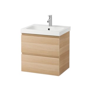 Badmeubelset Wiesbaden Vision Oak 80x46x53 cm