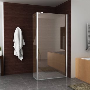 BWS Apollo Zijwand met Hoekprofiel 30x200cm 10mm NANO Coating