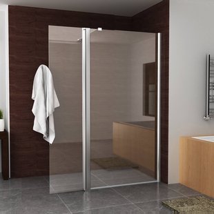 BWS Apollo Zijwand met Schanierend Glasprofiel 30x200 cm 10mm NANO Glas