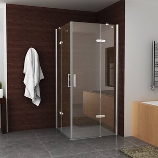 BWS Douchecabine met Hoekinstap met 2 deuren 90x90cm 8mm NANO Coating