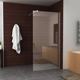 BWS Inloopdouche Corner met RVS Profiel 100x200 cm 10 mm NANO Coating