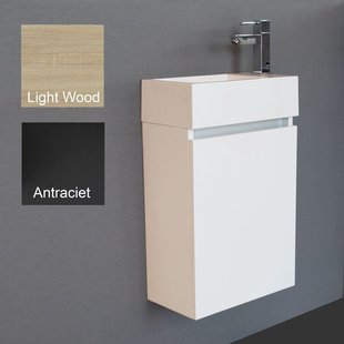 Fonteinkast Sanilux Trendline Rechts draaiend (3 kleuren)