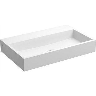 Fontein Clou Mini Wash Me 38x24x6cm Aluite Mat Wit (Met Voorbewerkt Kraangat) Fontein Clou Mini Wash Me 38x24x6cm Aluite Mat Wit (Met Voorbewerkt Kraangat)