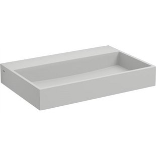 Fontein Clou Mini Wash Me Plus 48x32x7.5cm Aluite Mat Wit (Met Voorbewerkt Kraangat)