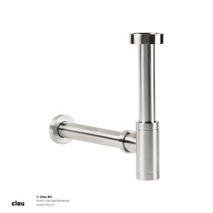 Design Fonteinsifon Clou Mini Suk RVS Geborsteld (Speciaal voor fonteintjes)