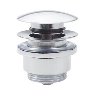 Stop/go Afvoerplug Clou InBe Zonder Overloopgat Rond Chroom