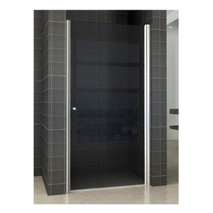 Nisdeur Wiesbaden met profiel Rookglas 8mm Nano coating 202cm hoog (verkrijgbaar in 60, 70, 80, 90 & 100cm)