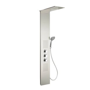 BWS Douchepaneel Rio 2 met Thermostaat Kraan 150x20 cm RVS