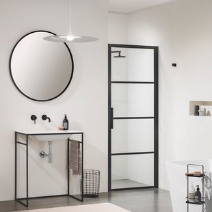 Nisdeur Sealskin SOHO 80x210 cm 8 mm Helderglas (Links draaiend)