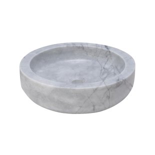 Waskom Forzalaqua Verona Carrara Rond Gepolijst 40x12x cm