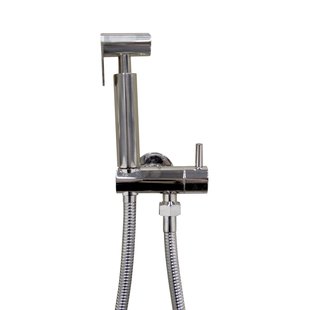 Bidet BWS Handdoucheset met Doucheslang en Opsteekgarnituur Chroom