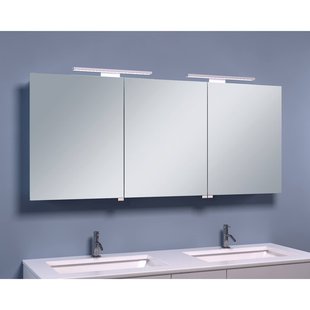 BWS LED Spiegelkast Luxe Aluminium 140x60x14 cm