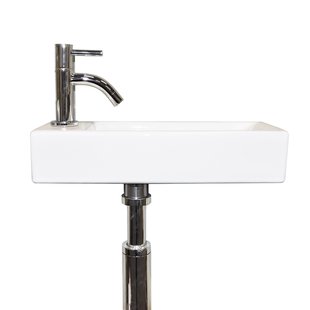 BWS Keramische Fontein Mini 38x14.5x8 cm (Kraangat Links)