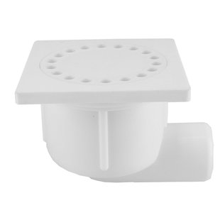 BWS Doucheput Zijuitlaat 10x10cm Wit