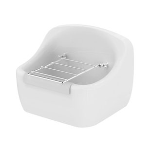 Uitstortgootsteen Venlo Keramiek 34x44cm Wit Met Stootrand