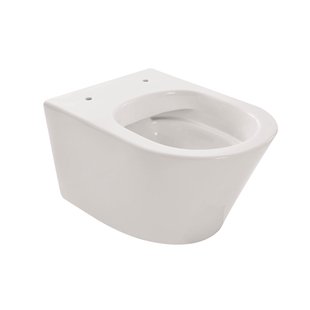 BWS Wandcloset Vesta Rimless 52cm Zonder Zitting Wit