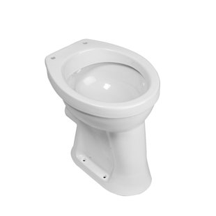 BWS Toiletpot Staand Verhoogd 6 PK Wit
