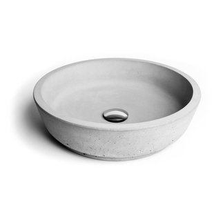 Opzet Wastafel Urbi et Orbi Circum Beton 42x12 cm Antraciet