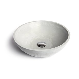 Opzet Wastafel Urbi et Orbi Circum Beton 40x15 cm Donker Grijs