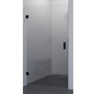 BWS Douchedeur | Medena | Profielloos | 80x200cm | Scharnieren Zwart | Nisdeur